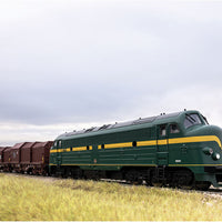 NOHAB Class 53 Diesel - 3-Rail - Sound and Digital -- Belgian State Railways SNCB-NMBS 5319 (Era IV, green, yellow)