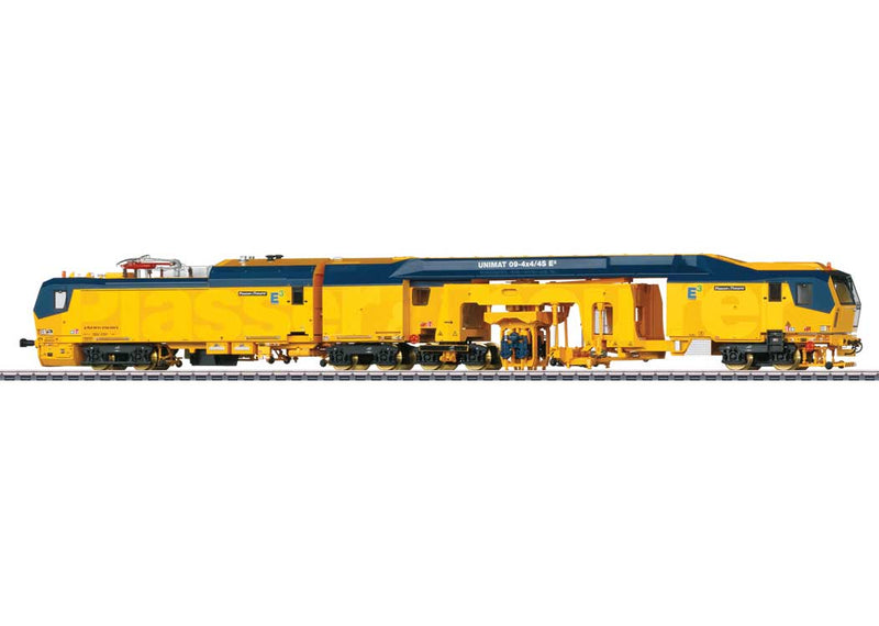 Plasser & Theurer Unimat 09-4x4/4S E3 Ballast Tamper - 3-Rail - Sound and Digi -- Plasser & Theurer (Era VI 2020, yellow, black)-1