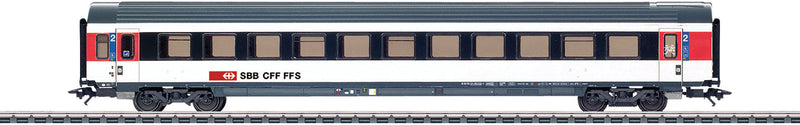 Type Mark IV B 2nd Class Coach - 3-Rail - Ready to Run -- Swiss Federal Railways SBB 1 (Era VI 2018, InterCity, black, white, red)