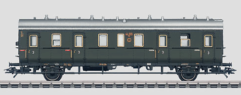 Compartment Car 3rd Class -- German State Railways (DRG)