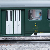 D96 Isar-Rhone 3-Car Passenger Set 2 - 3-Rail - Insider -- Swiss Federal Railways SBB (Era III 1965, green, gray)