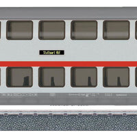 IC Bi-Level 4-Car Set - 3-Rail - Ready to Run - Start-Up Exclusiv -- German Federal Railway (Era VI; white, red, gray)