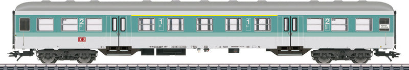 Type ABn 417 1st/2nd Class Silver Coin Commuter Coach - 3-Rail - Ready to Run -- German Railroad DB AG #50 80 31-54 020-8 (Era V 1995, turquoise, gray)