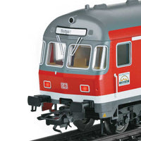 Silberling/Silver Coin Bnrdzf 477 2nd Class Cab Car - 3-Rail - Ready to Run -- German Railroad DB AG #50 80 82-34 324-7 (Era VI; Traffic Red, gray, white)