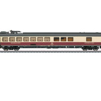Type WRumz 135 Diner - 3-Rail - Ready to Run -- German Federal Railroad DB (Era IV 1973, red, ivory, silver)