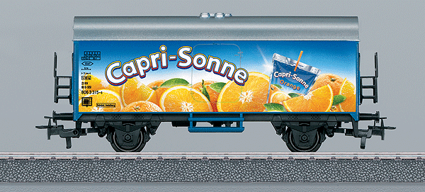 Reefer - 3-Rail - Ready to Run - My World -- SiSi-Werke Betriebs (Capri-Sonne Full-Color Graphics, German Lettering)