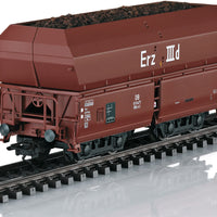 Type OOtz 41 Erz IIId Hopper with Ore Load 24-Pack - 3-Rail - Ready to Run -- German Federal Railroad DB (Era III 1960s, Boxcar Red)