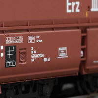 Type Fad 155 Erz IIId Hopper with Ore Load 12-Pack - 3-Rail - Ready to Run -- German Federal Railroad DB (Era IV 1960s, Boxcar Red)