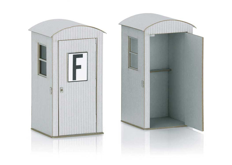 Railroad Telephone Booth 2-Pack -- Laser-Cut Kit