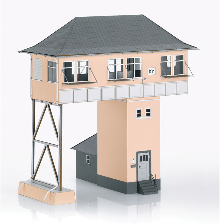 Kreuztal Kn Gantry Signal Tower -- Laser-Cut Cardstock Kit - 15-3/4 x 7-1/16 x 15" 40 x 18 x 38cm