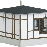 Jagerhaus Jf Signal Tower -- Laser-Cut Cardstock Kit - 6 x 5-1/2 x 5-1/4" 15 x 14 x 13.5cm