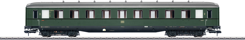 Type B4uwe Schurzenwagen Skirted 2nd Class Coach - Ready to Run -- German Federal Railroad DB 17 583 (Era III, green, gray)
