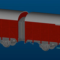 Type Gl 11 Dresden Boxcar No Handbrakes - Ready to Run -- German Federal Railroad DB (Era II)