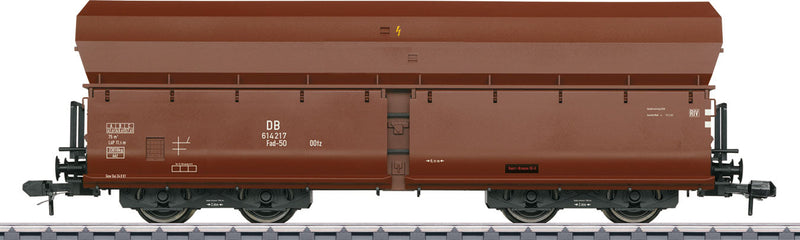Type Fad 50 Ootz Hopper Car - Ready to Run -- German Federal Railroad DB #614 217 (Era III, Boxcar Red)
