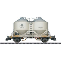 Type Ucs 909 Silo/Covered Hopper - Ready to Run -- German Federal Railroad DB #41 80 910 8 289-5 (Era IV, Weathered, gray)