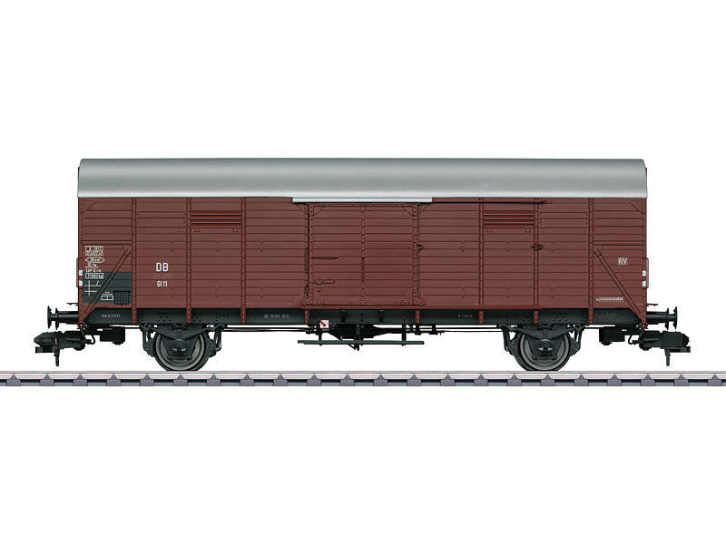 Type Gl 11 Dresden Wood Boxcar - Ready to Run -- German Federal Railroad DB #4 (Era III, Boxcar Red)