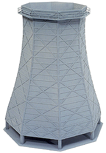 Cooling Towers for Steel Mill -- 8-11/16 x 8-11/16 x 11-7/16" 21.7 x 21.7 x 28.6cm
