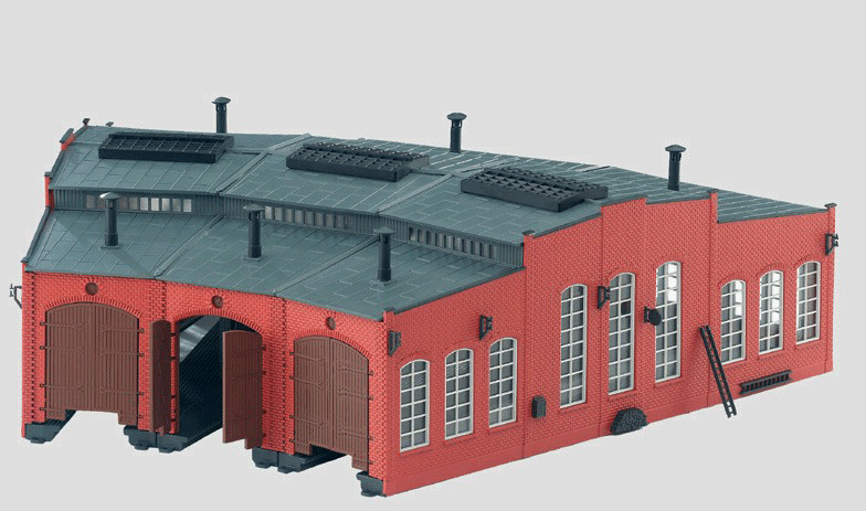 Loco Shed 3-Stall