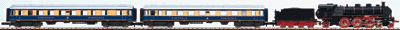 Steam Passenger Era II -- Rheingold DRG Class 18.4 Express Locomotive w/Tender and 5 Cars