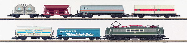 Electric Freight 30th Anniversary Starter Set - Limited Edition -- DB Class 151 Electric Loco w/6 Cars, 42 x 16" Track w/Power Pack