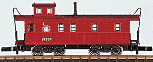 Caboose Era III -- CNJ, Red