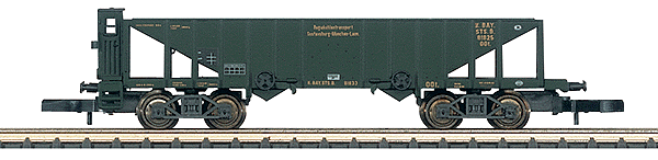 Freight Car -- Coal Hopper K.Bay.St.B.