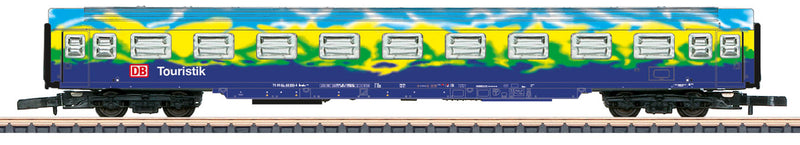 Touristikzug 5-Car Passenger Set #2 - Ready to Run - Marklin Exclusiv -- German Railroad DBAG (Era V, blue, yellow, green)-1