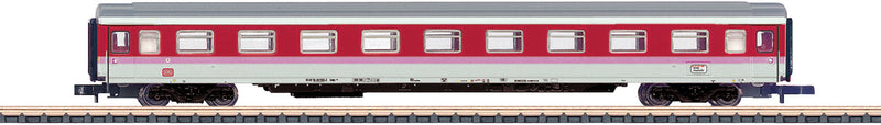 Type Avmz 207 IC 1st Class Compartment - Ready to Run -- German Federal Railroad DB (Era V 1992, white, red, pink, gray)