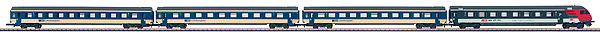 Push/Pull Express Train Passenger 4-Car Set