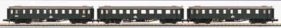 Express Train 3 Car Set Era II -- DRG