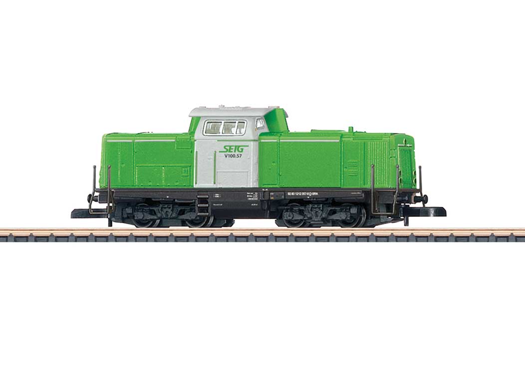Class 212 Diesel - Standard DC -- Salzburg Railroad Transport Logistics SETG #V100.57 (Era VI 2020, green, whi