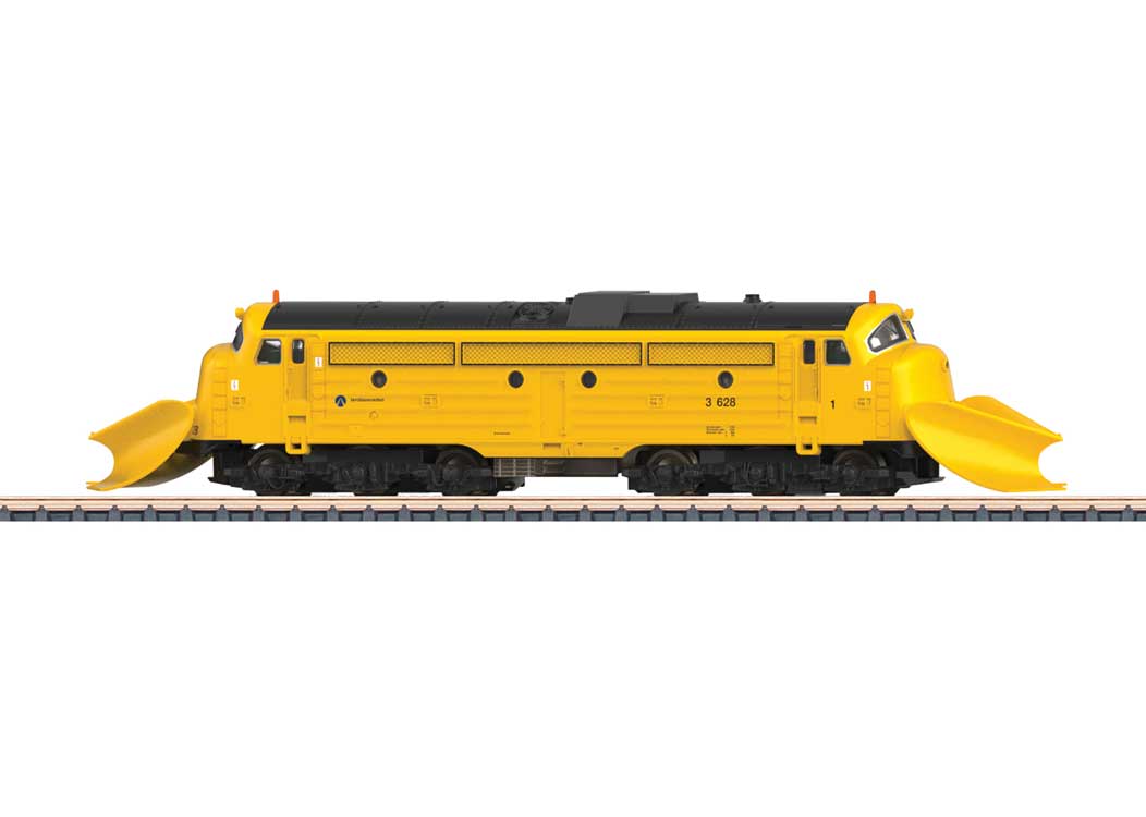 Class Di3 628 Diesel w/Snowplows - Standard DC -- Norwegian State Railways NSB (Era V, yellow, black)-2