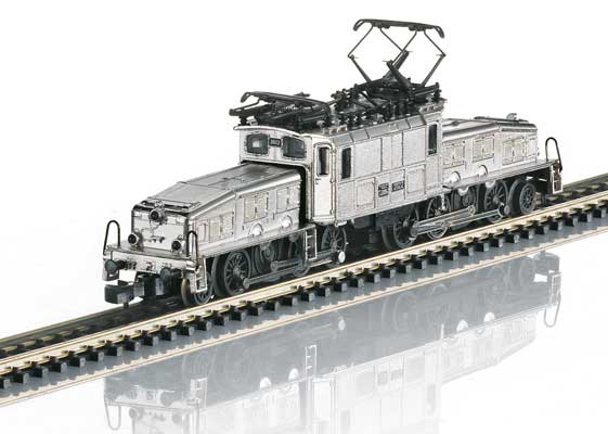 Class Ce 6/8 III Crocodile Electric w/Investment Cast Body - Standard DC -- SBB Historic (50th Anniversary Simulated Platinum Edition)-1