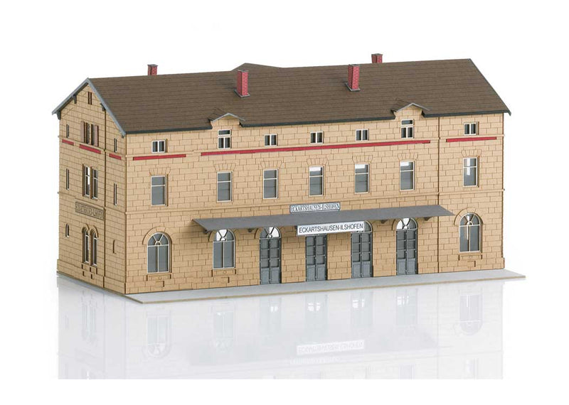 Eckartshausen-Ilshofen Station -- Laser-Cut Kit - 4-5/16 x 1-3/4 x 2-3/16" 11 x 4.4 x 5.5cm