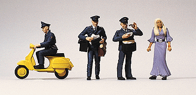 Workers -- German Postmen w/Customer