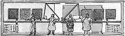 Market stand w/vendors