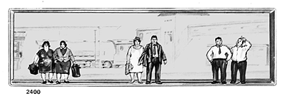 Pedestrians -- Chubby Passenger Groups