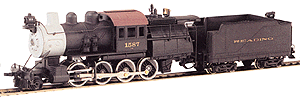 Steam 2-8-0 Camelback Powered -- RDG w/Tender