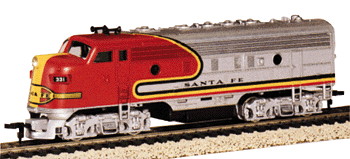 EMD F7A -- ATSF "Warbonnet"