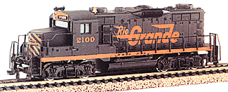 Diesel GP20 Powered w/Flywheel -- DRGW