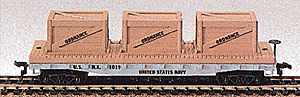 Flatcar -- US Navy w/Crates