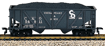 Hopper Car w/Load -- Chesapeake & Ohio
