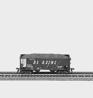 Hopper Car w/Load -- Reading