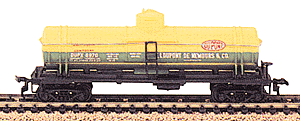 35' Tank Car -- DuPont - New Car Number (yellow, green, red & white logo)