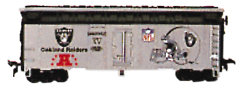 NFL Freight Car -- Oakland Raiders