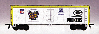 NFL Freight Car -- Super Bowl (TM) XXXI Green Bay Packers