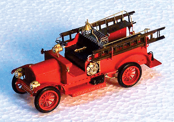 1914 Knox Chemical Fire Engine - Kit -- Brass
