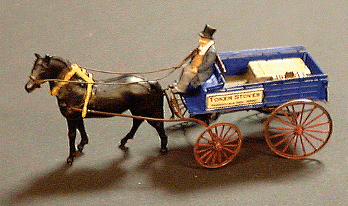 Horse-Drawn Vehicles (Photo-Etched Brass Kit) -- 1905 Express Delivery Wagon