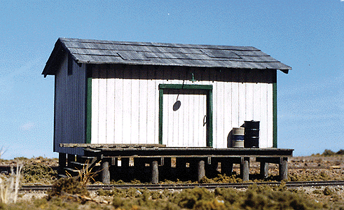 Maintenance-of-Way Shed -- 3 x 4" 7.6 x 10.2cm
