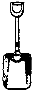 Miniature Tools -- Coal Shovel